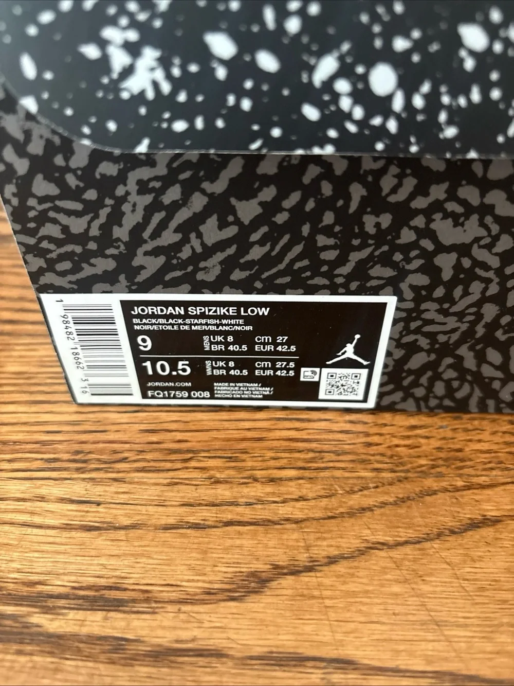 Air Jordan Spizike Low Safari FQ1759-008 Size 9 New With Box